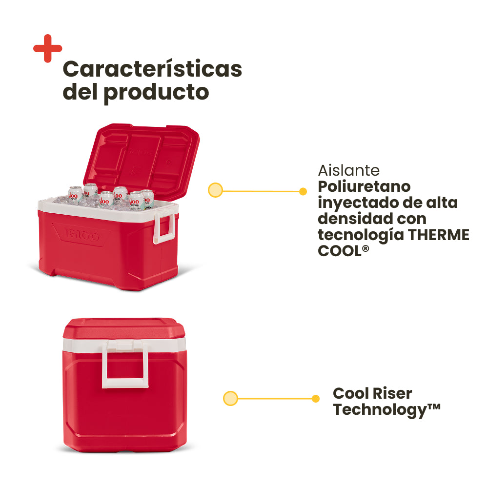 Frigorifero portatile Igloo Profile 50 rosso