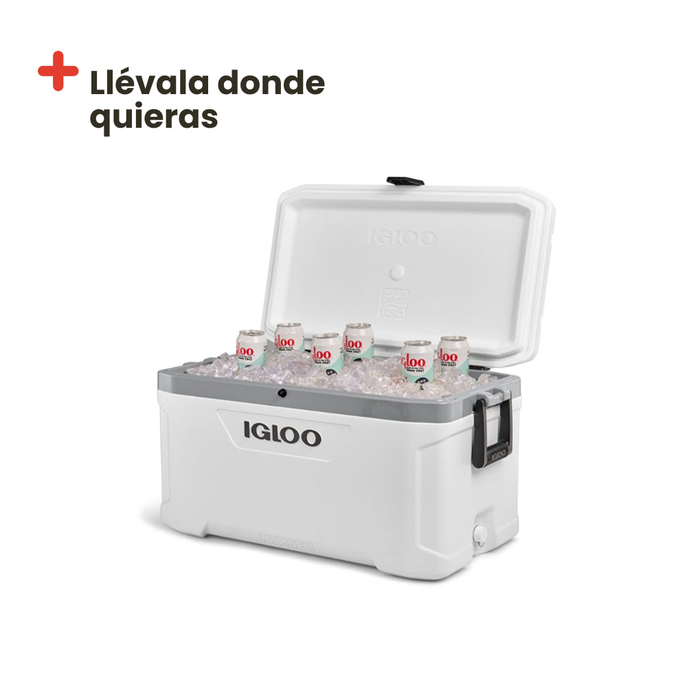 Nevera rígida portátil Igloo Latitude 70 Marine Ultra, 66 litros náutica