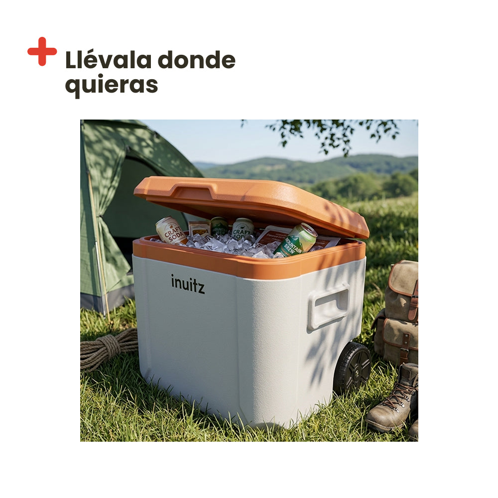INUITZ Island Roller Portable Cooler 52 Liters