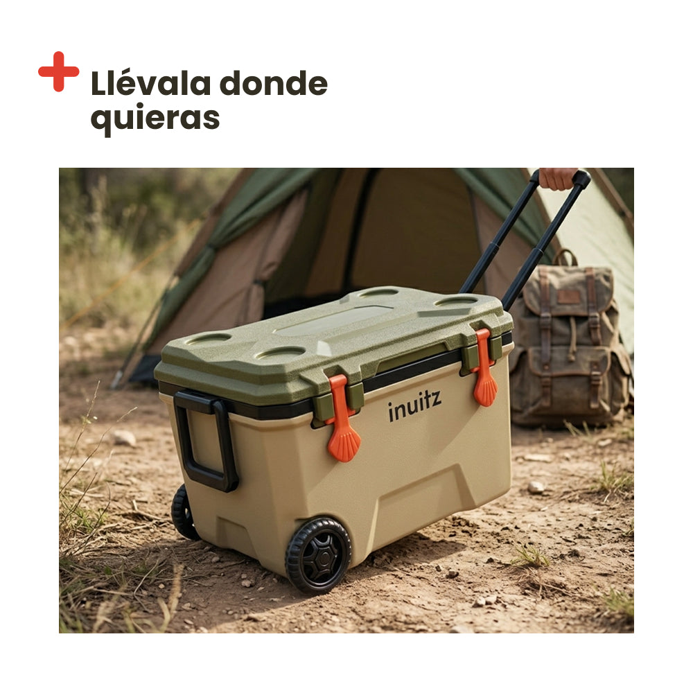 Portable Refrigerator with Wheels INUITZ Explorer 36 Liters Roller