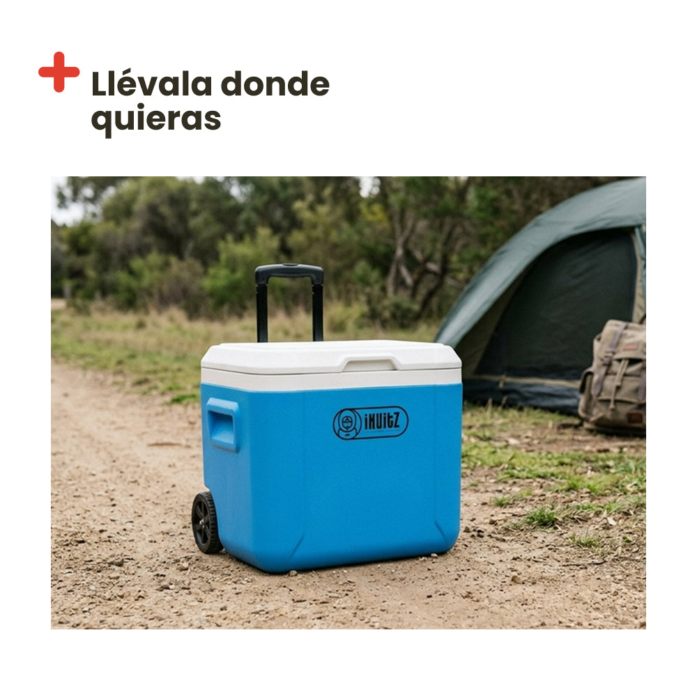 INUITZ Island Roller Portable Cooler 52 Liters