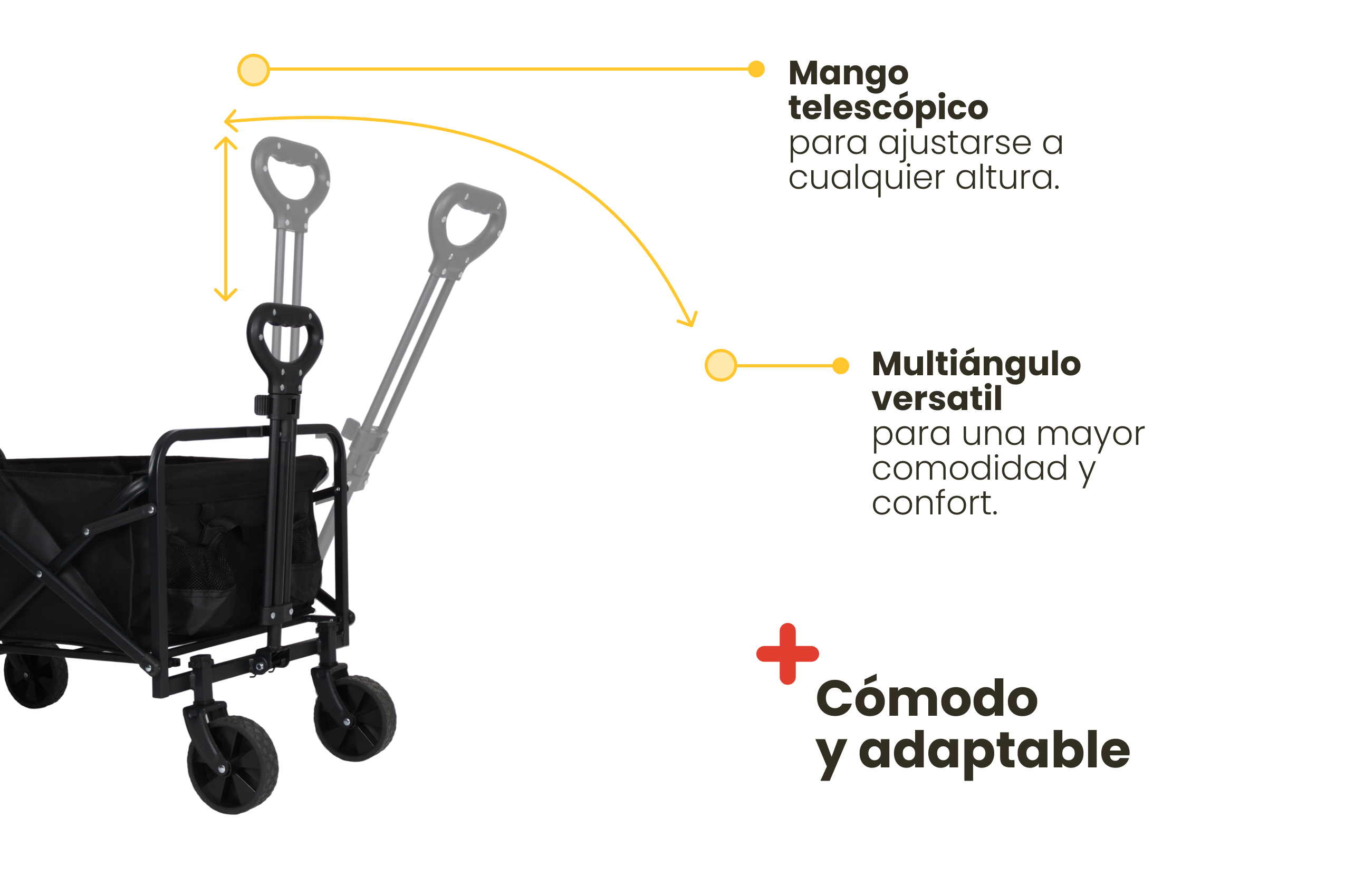 60L folding transport cart