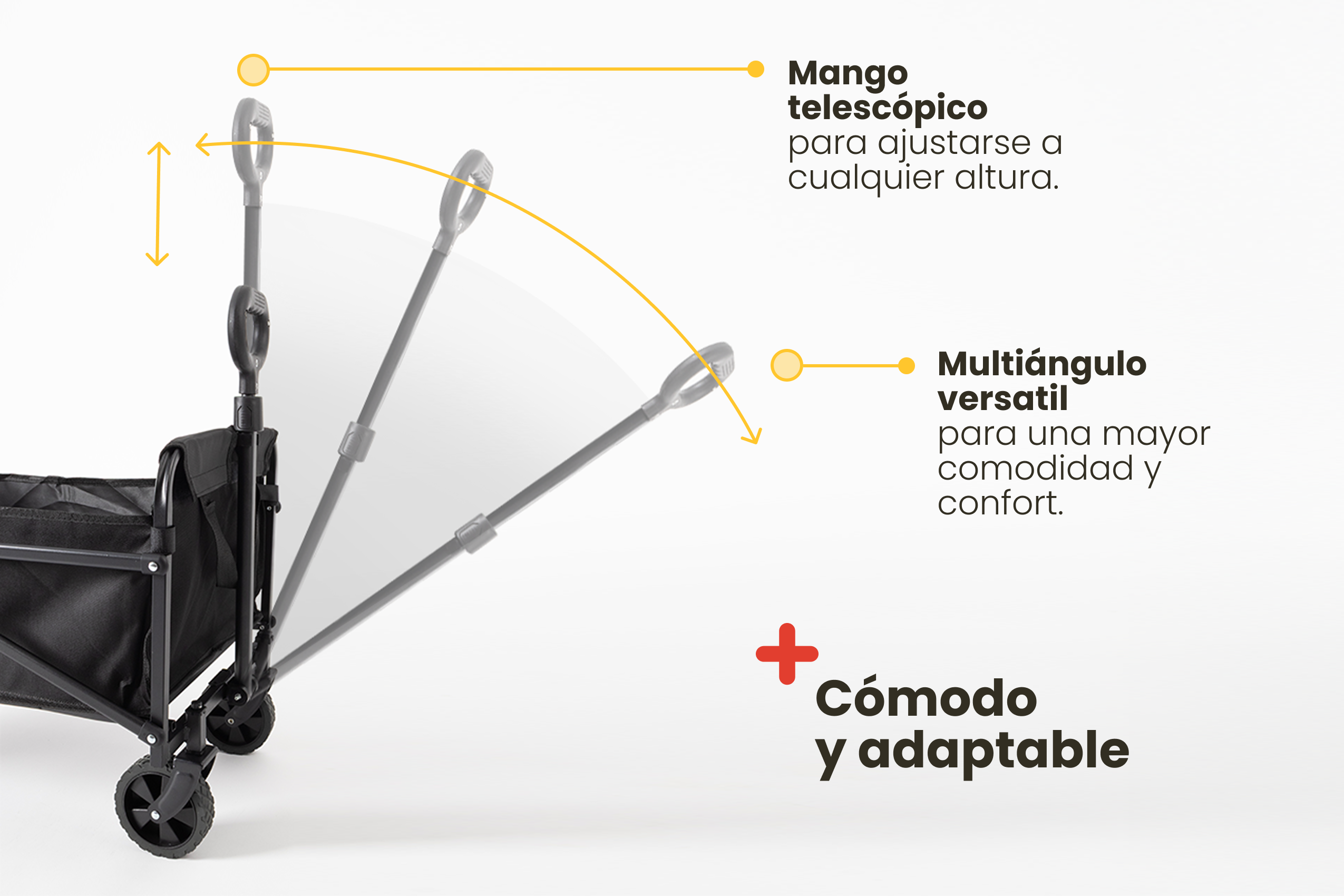 60L folding transport cart