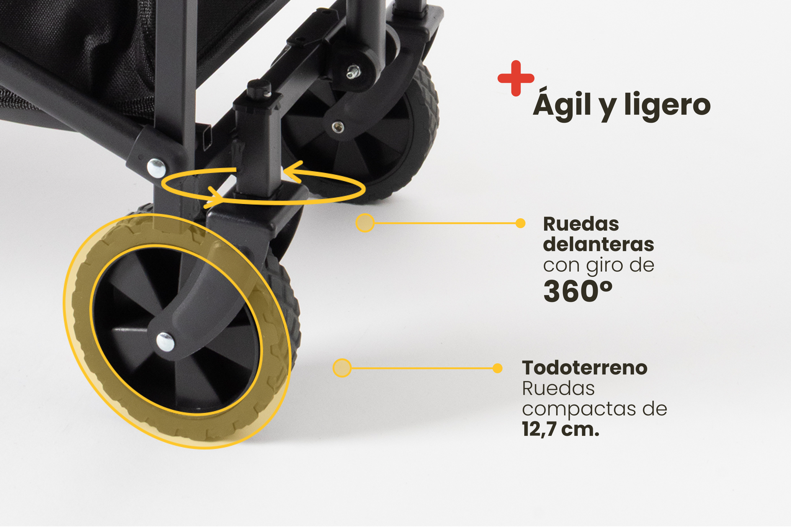 60L folding transport cart