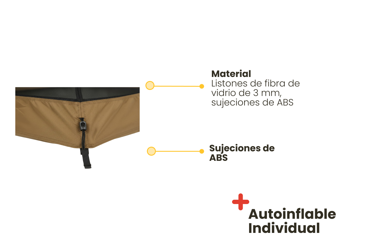 Tienda de campaña individual ultraligera