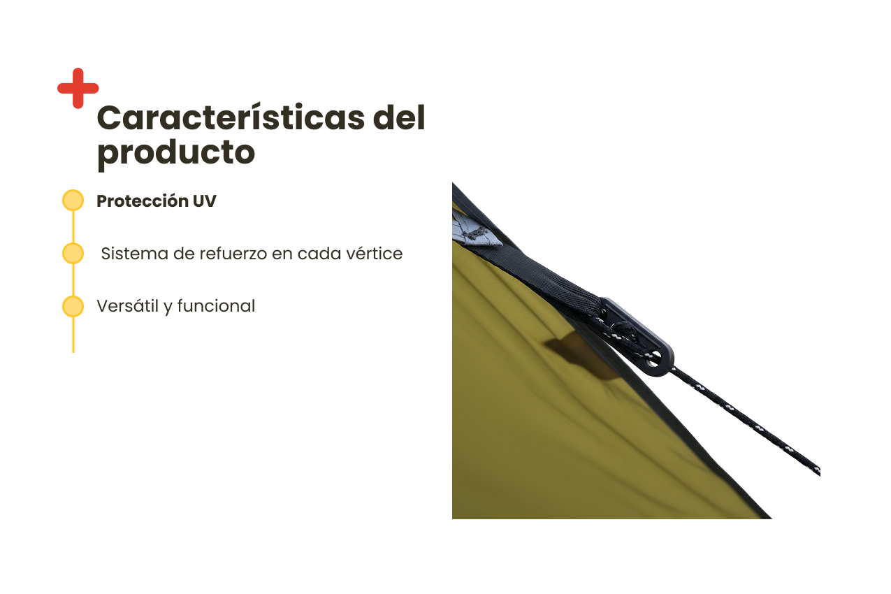 Tenda da sole esagonale impermeabile