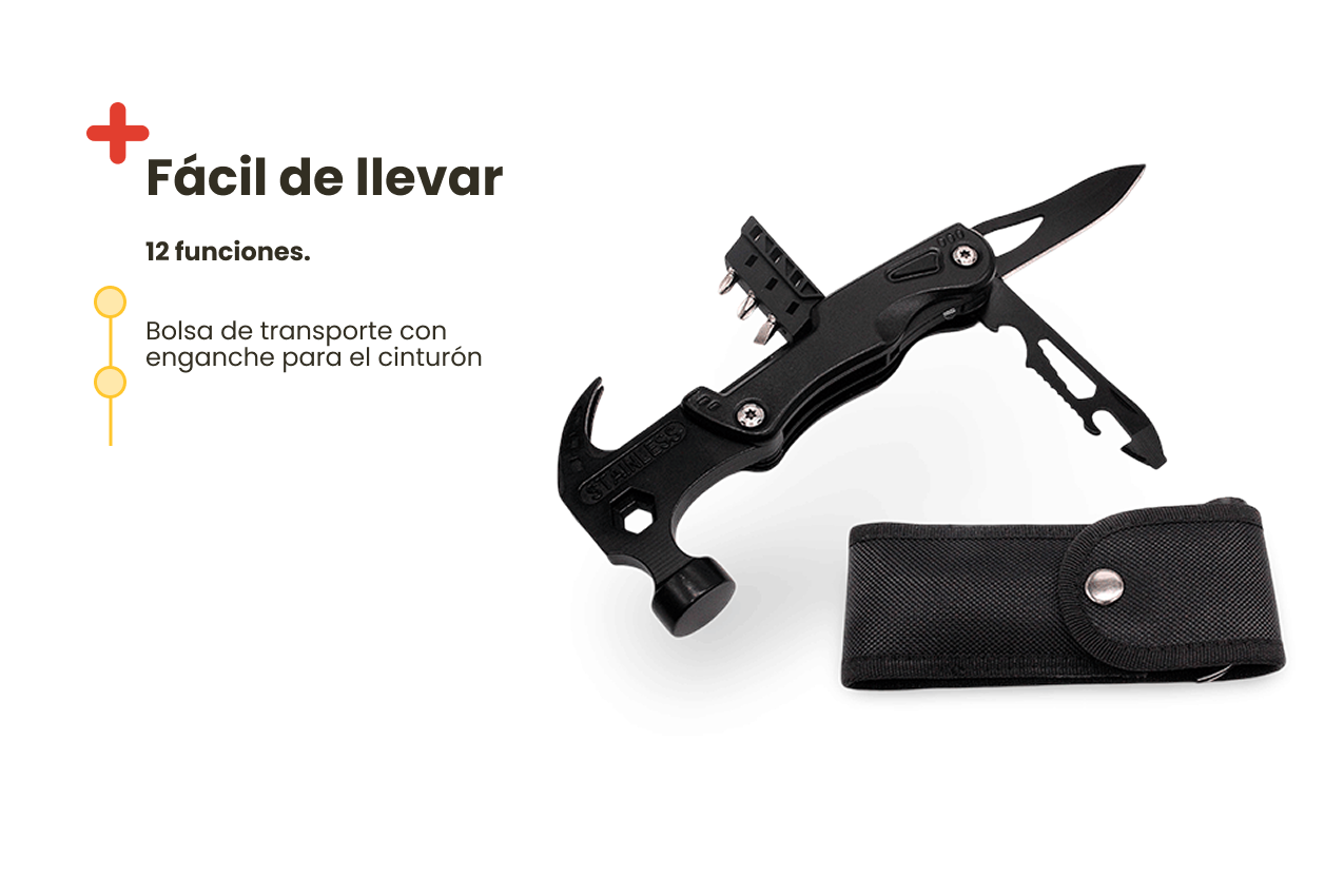 Multiherramienta 12 en 1