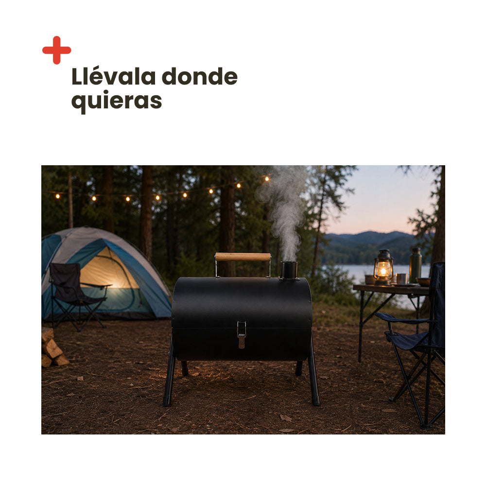 Barbecue portable de type fumeur