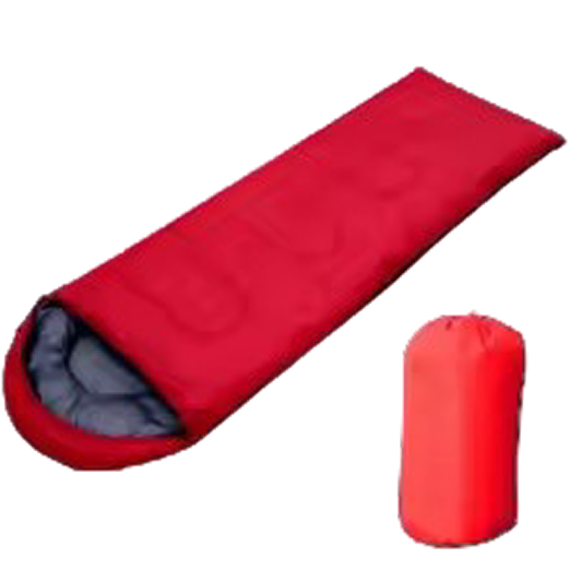 Saco de Dormir 5-20℃ con Bolsa de Transporte – Ligero, Compacto y Resistente (Rojo)