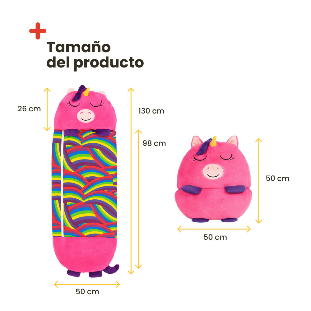 Children's Cotton Sleeping Bag 160x60 – Lightweight, Comfortable, and Safe (Unicorn)
