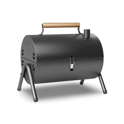 barbacoa portatil estilo ahumador 