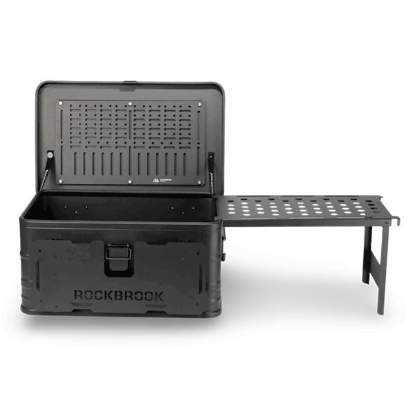 Caja almacenamiento 30L negra Inuitz