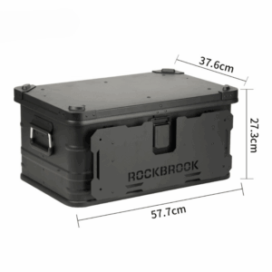 caja de almacenamiento con mesa negra 5OL.