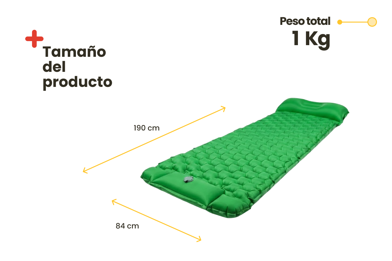 Colchón individual autoinflable