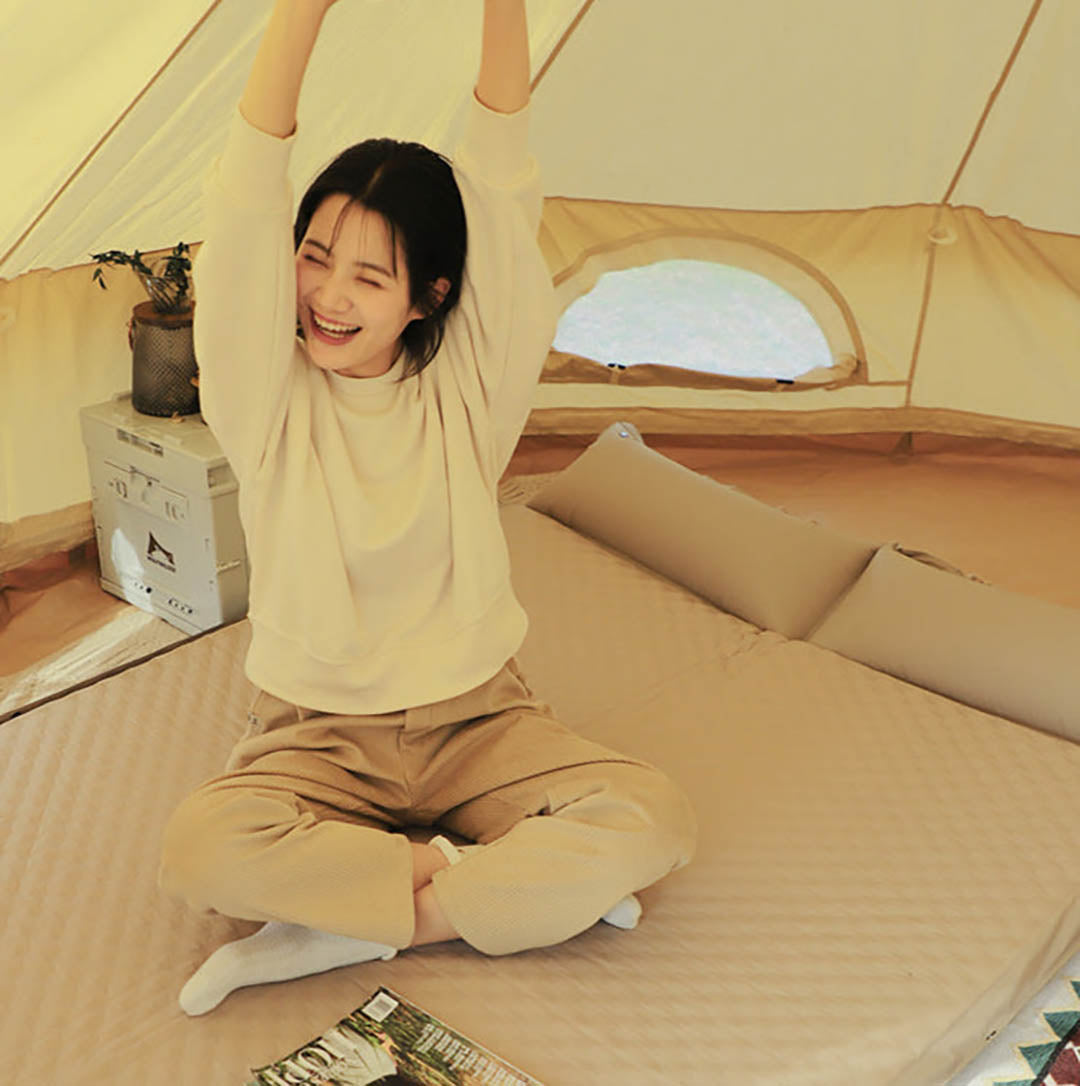 Interior colchoneta autohinchable