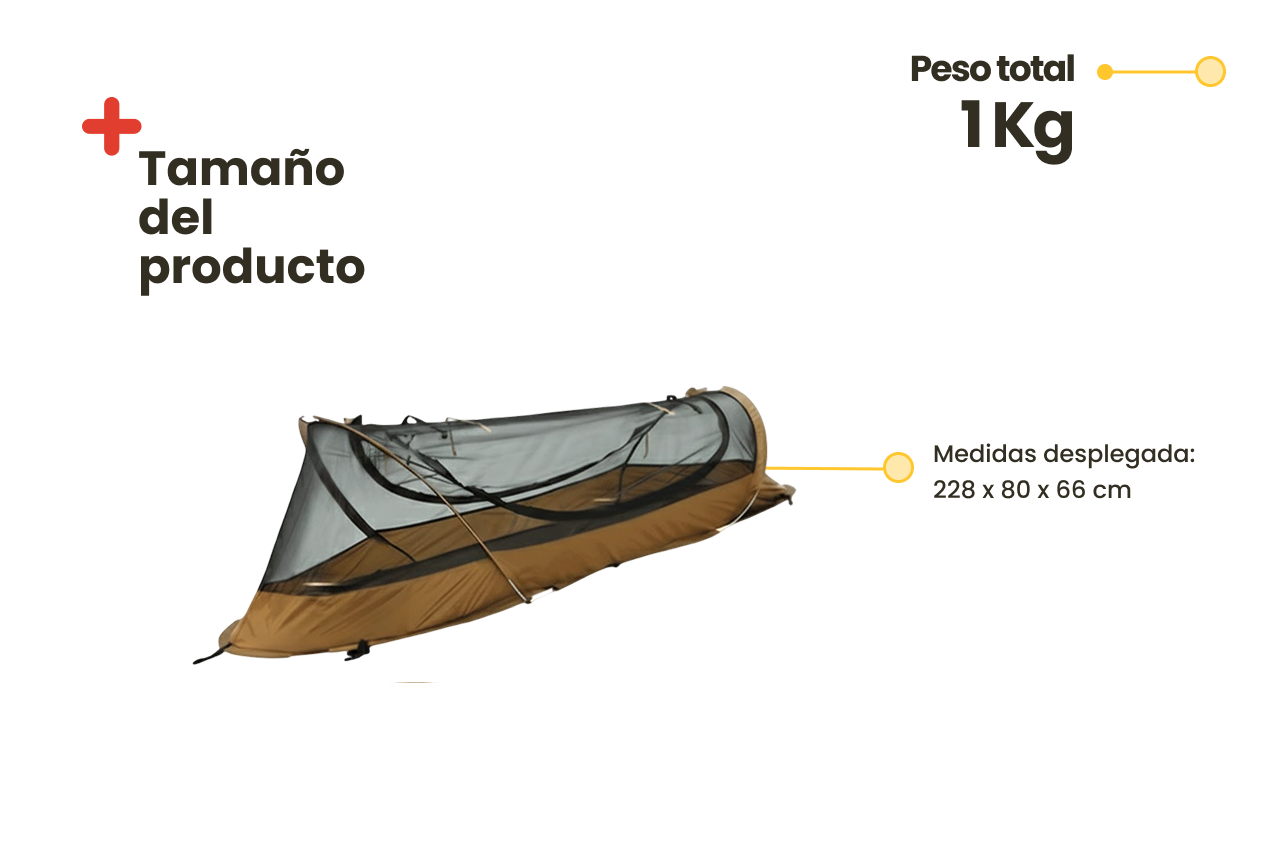 Tenda singola ultraleggera