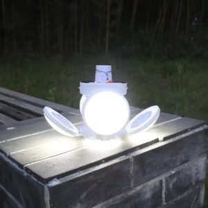 linterna led luces plegables en uso