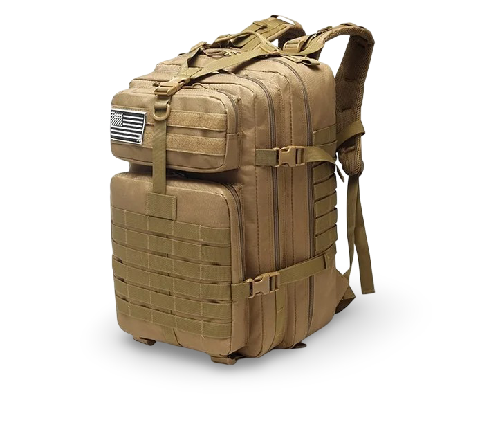 mochila militar inuitz beige 56 litros