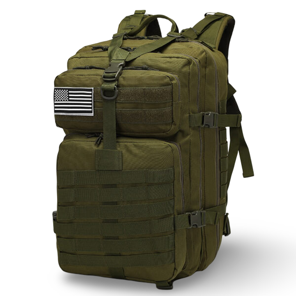 Mochila táctica estilo militar verde