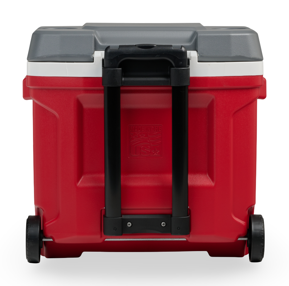 nevera portatil con ruedas igloo 30 litros trasera