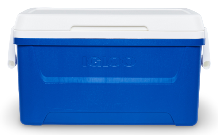nevera portatil igloo laguna 48 azul frontal