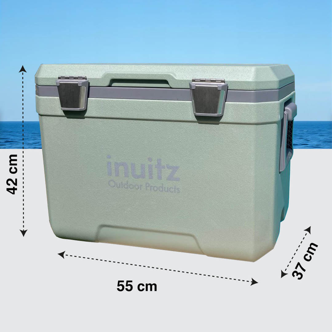 nevera portatil inuitz verde 45 litros medidas