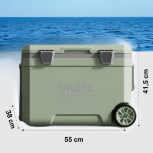 nevera portatil roller verde 45L dimensiones