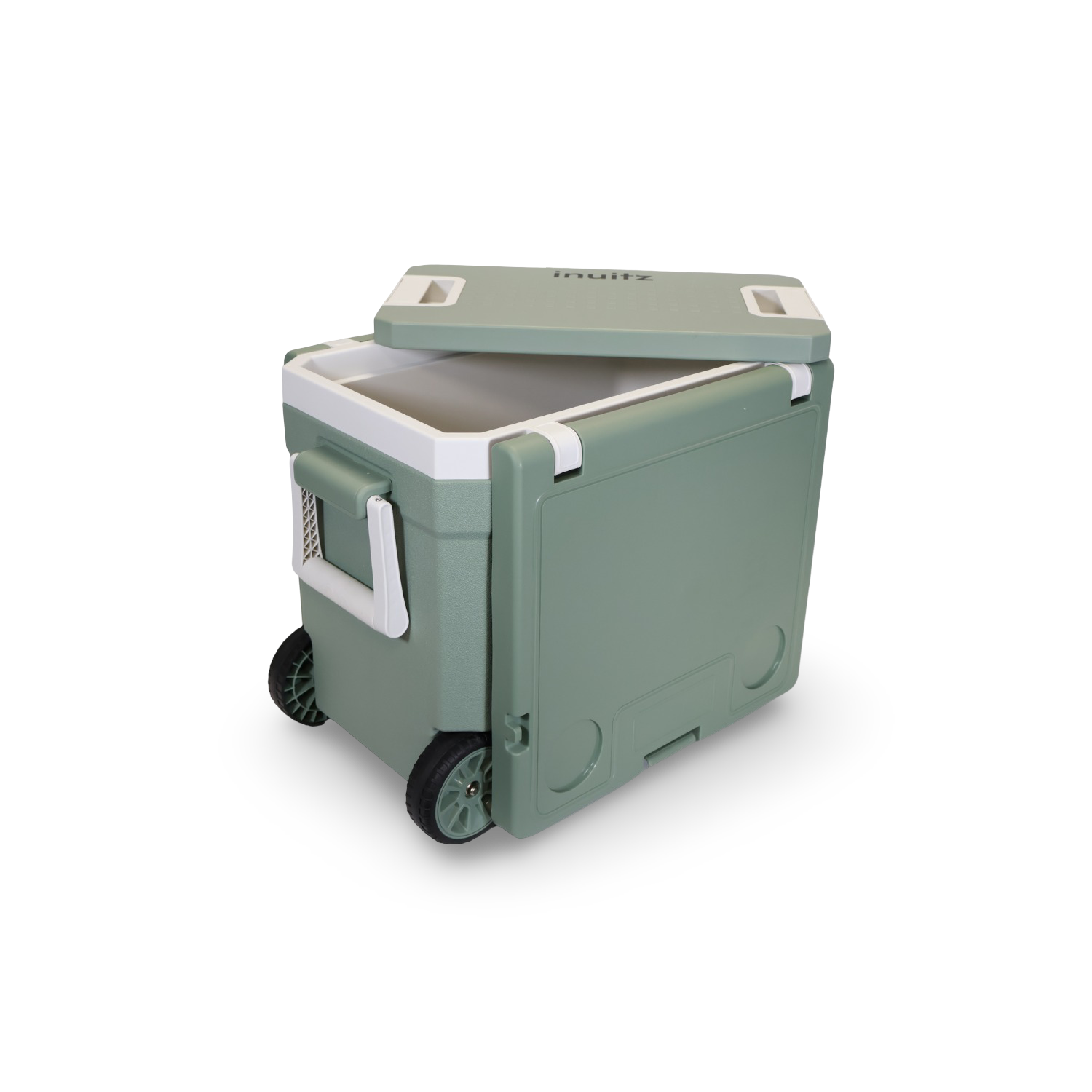 nevera portatil con ruedas mesa y sillas portatil 30 litros lateral