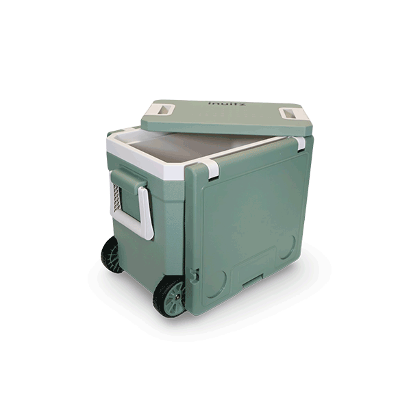 nevera portatil con ruedas mesa y sillas portatil 30 litros lateral