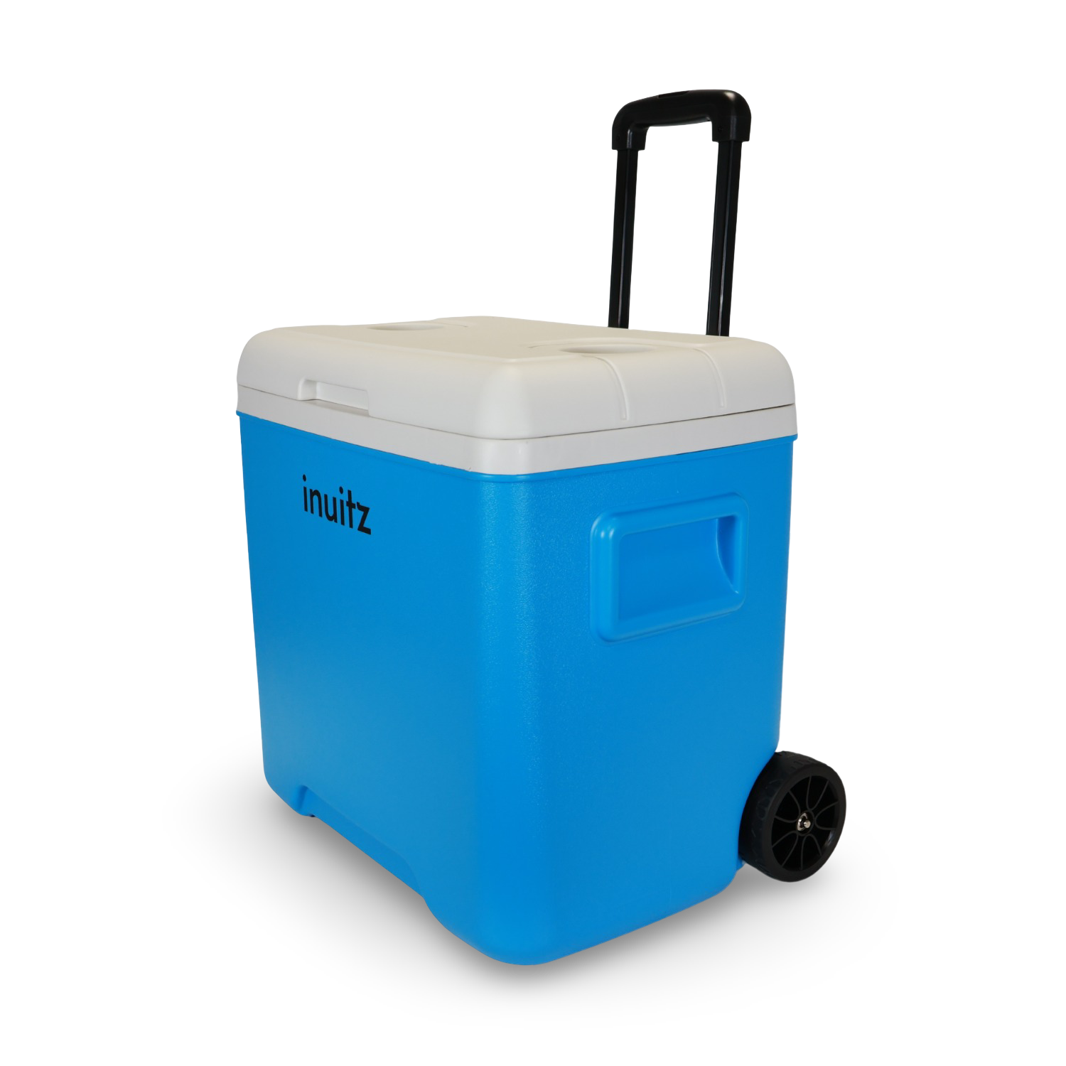 nevera portatil con ruedas inuitz 30 litros azul