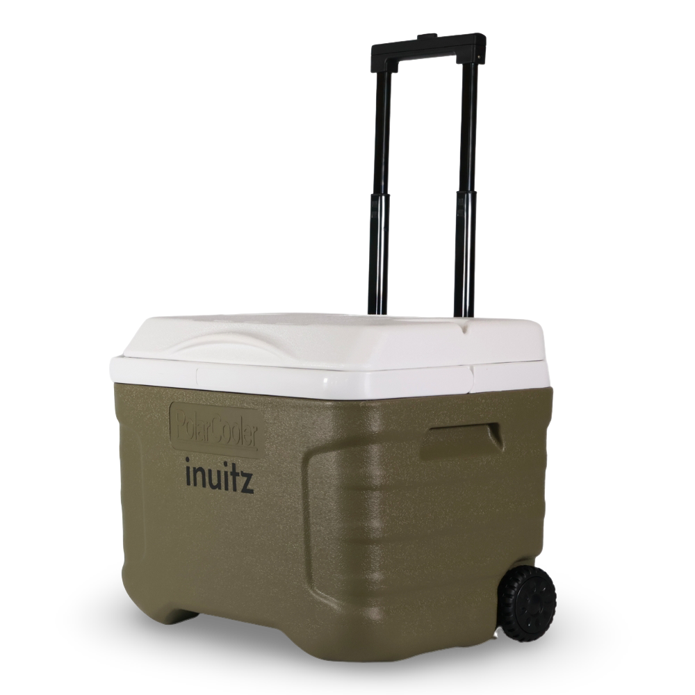 nevera portatil con ruedas inuitz verde 20 litros