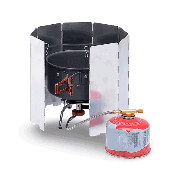 Paravientos plegable para camping inuitz